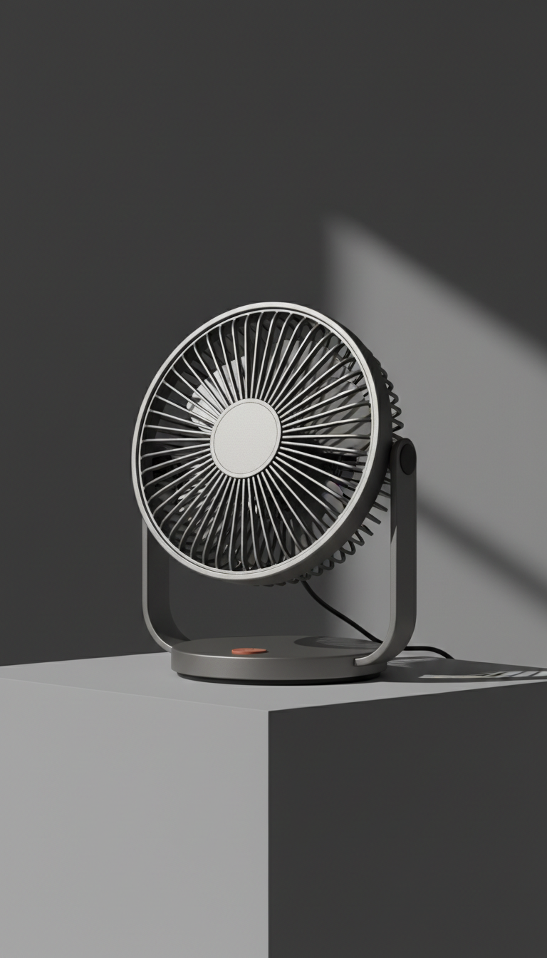 360-Degree Pivot Airflow Fan